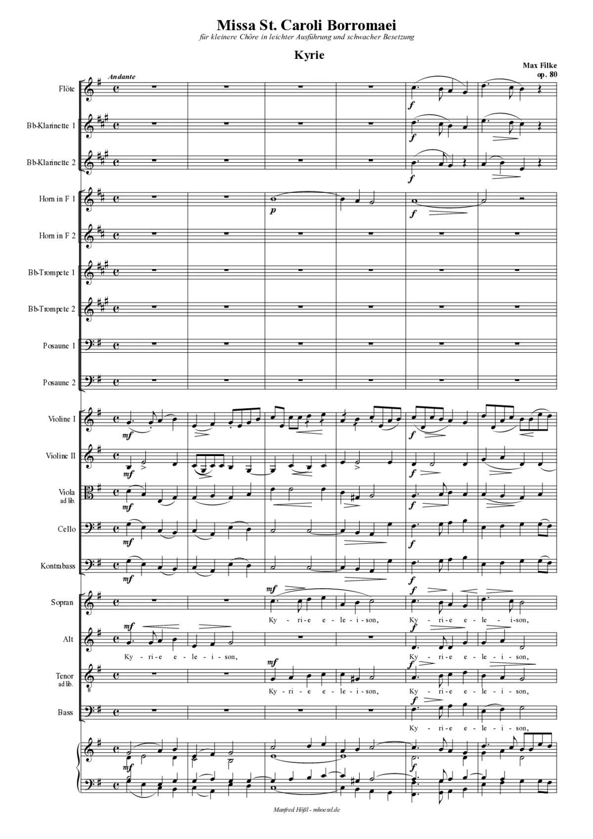 Missa Sti. Caroli Borromaei - Page 1