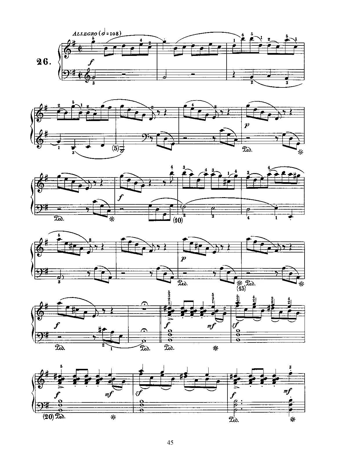 Keyboard Sonata in G major - Page 1