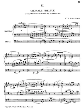Chorale Prelude on 'Why Does Azure Deck the Sky?'