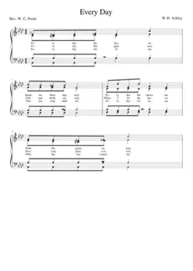 Every day the Savior (Ackley)