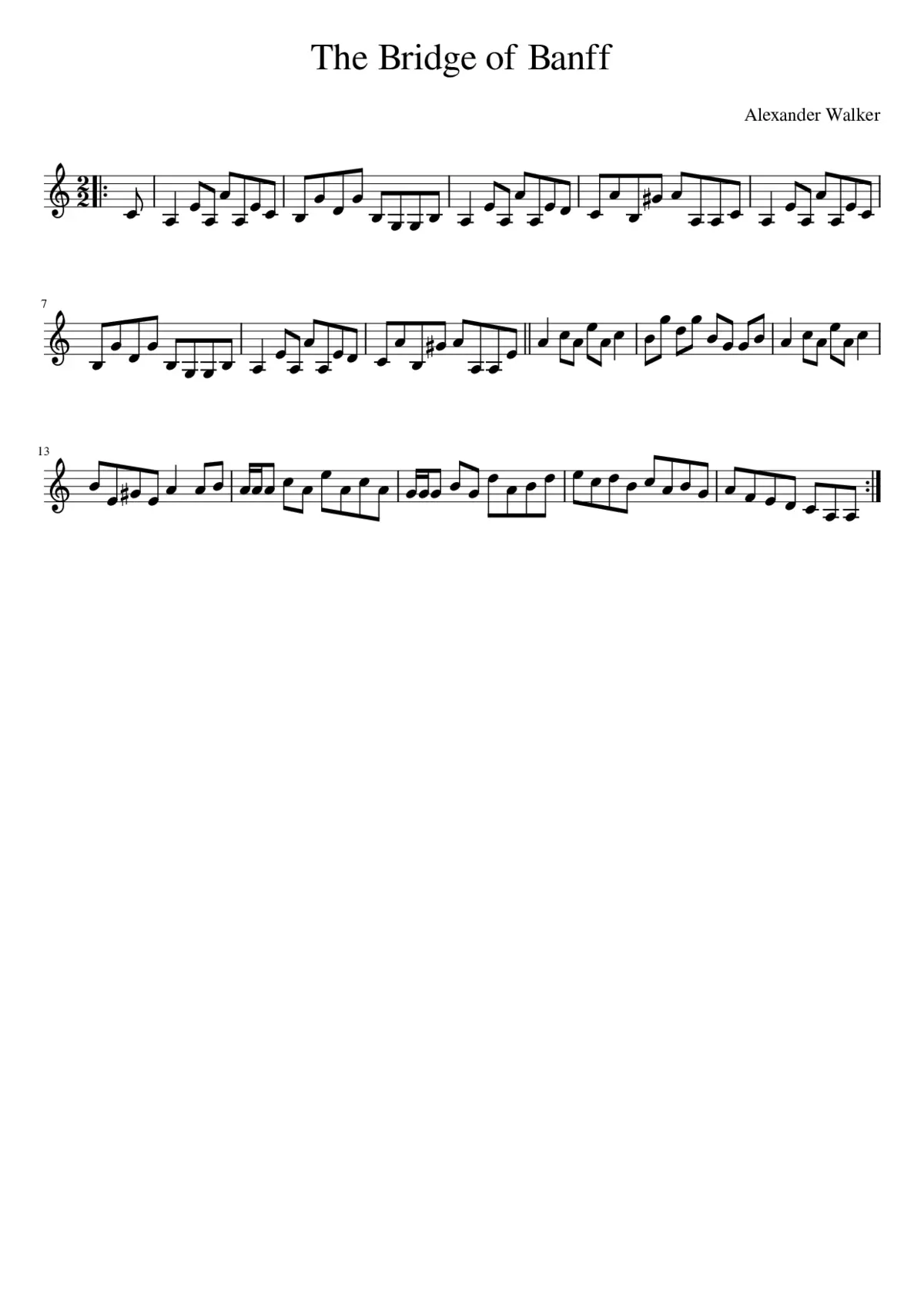 The Bridge of Banff - Page 1