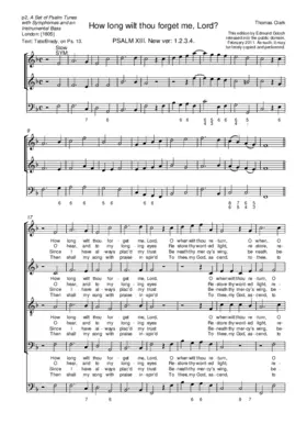 How long wilt thou forget me, Lord?