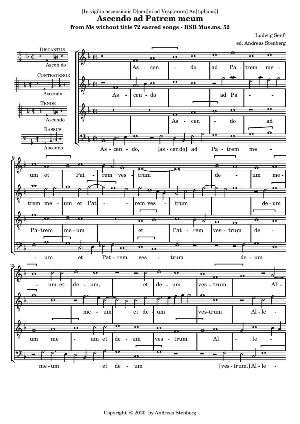 Ascendo ad Patrem meum - Page 1