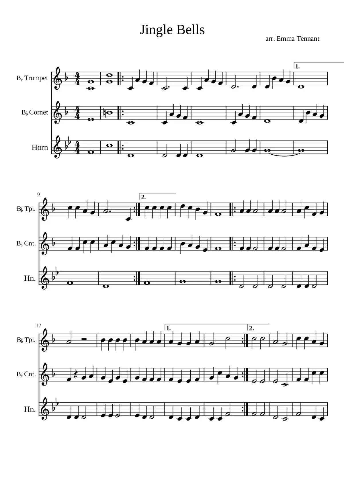 Jingle Bells - Page 1