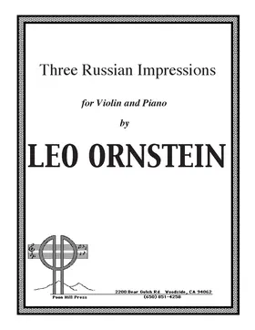 3 Russian Impressions for Violin and Piano