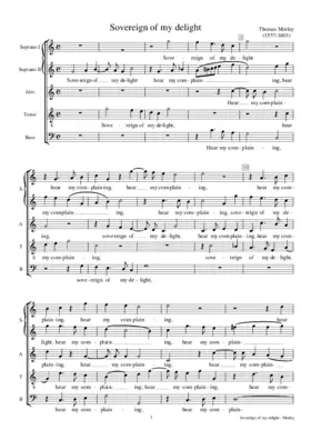 Sovereign of my delight