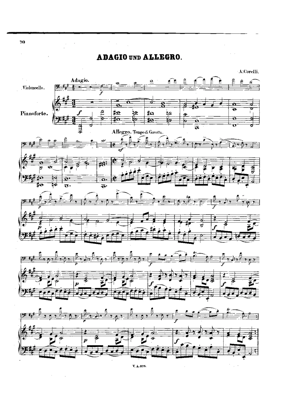 Violin Sonata in A major - Page 1