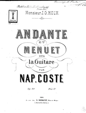 Andante et Menuet
