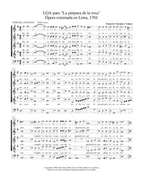 Loa (from opera 'La púrpura de la rosa')