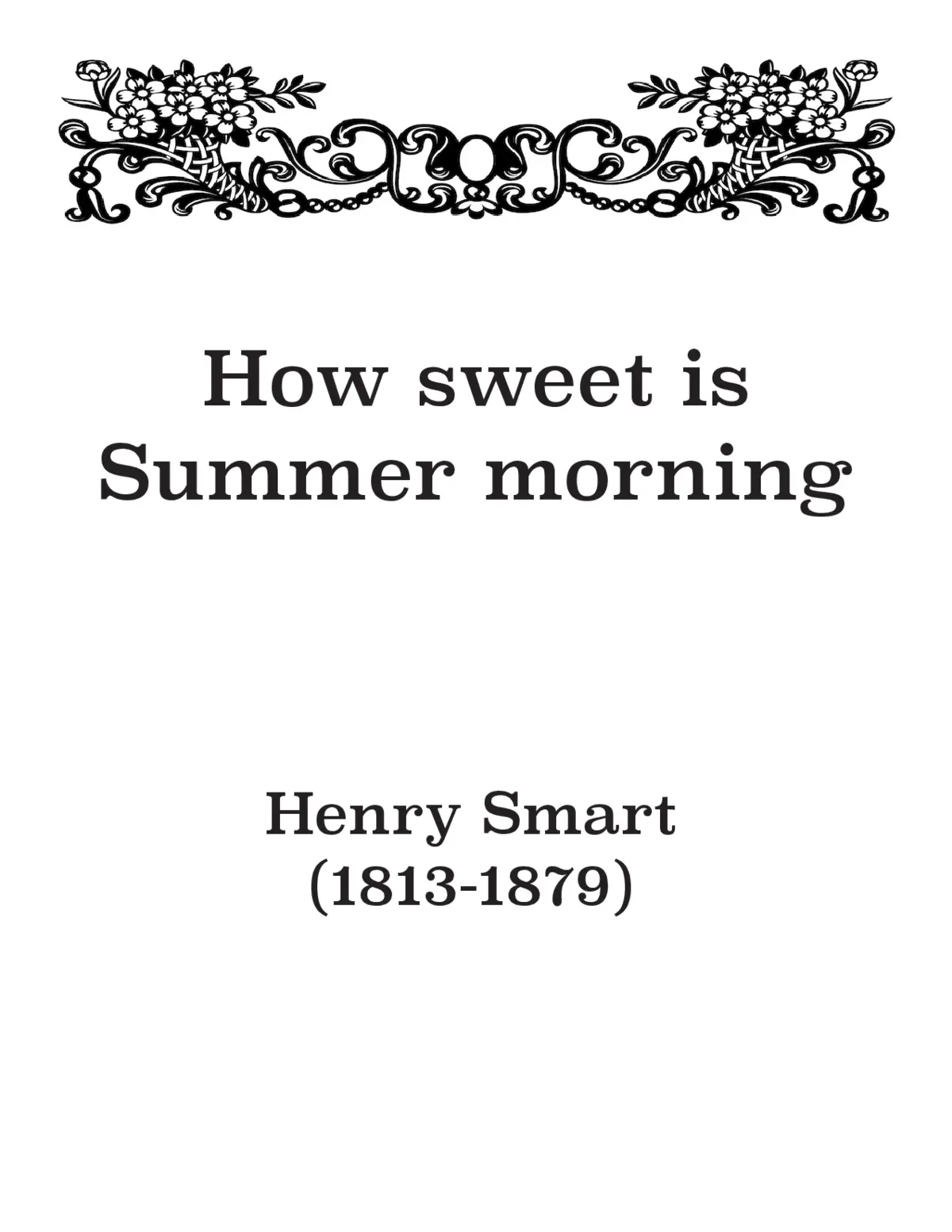 How sweet is summer morning - Page 1