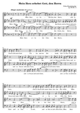 Magnificat, Op. 69, No. 3