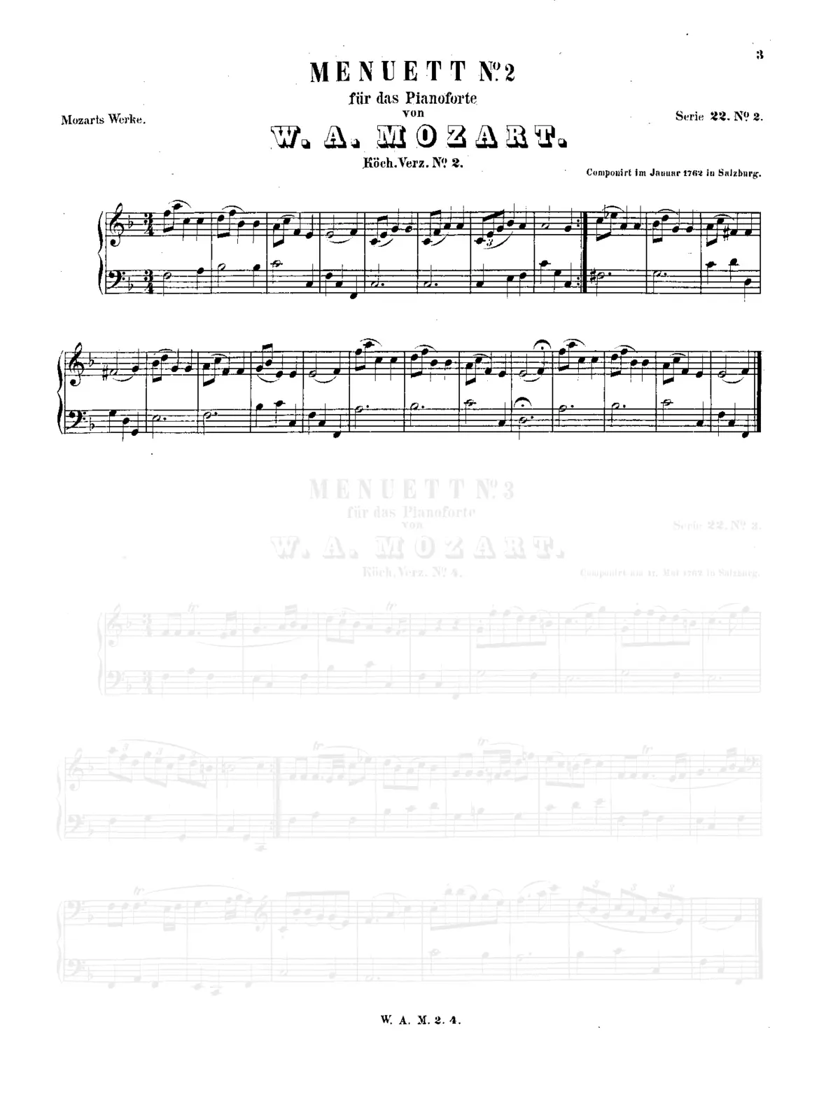 Minuet in F major - Page 1