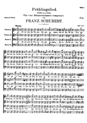 Frühlingslied, D.914