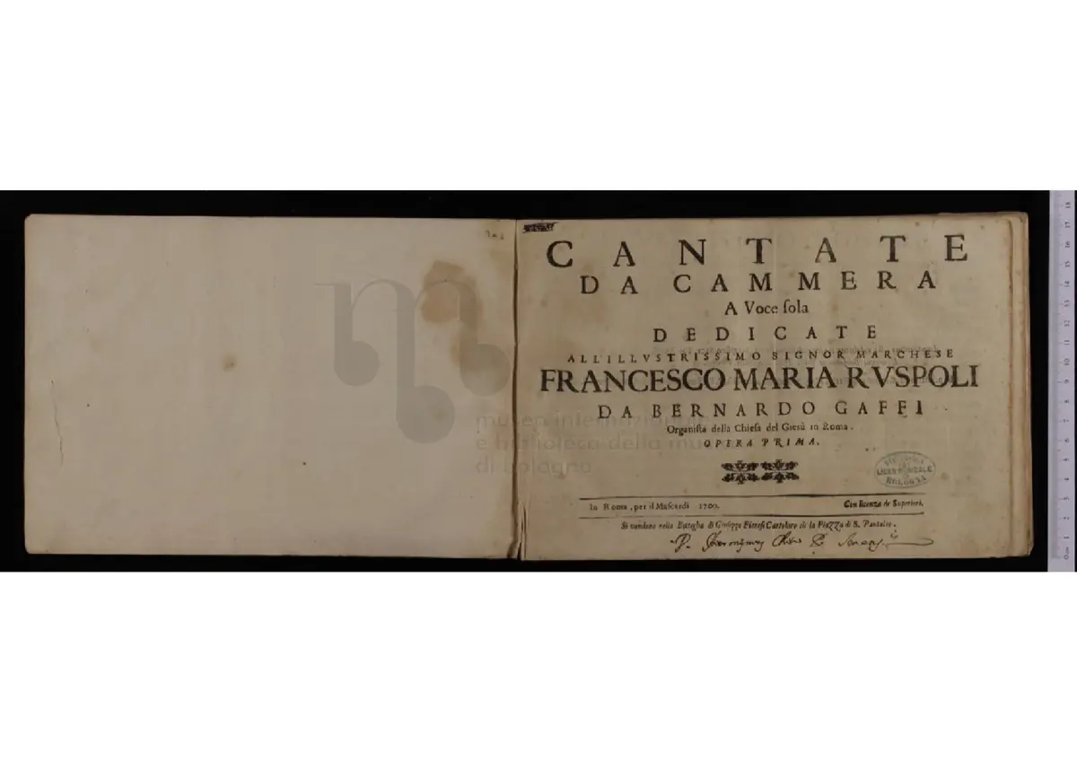 12 Cantate da cammera a voce sola - Page 1