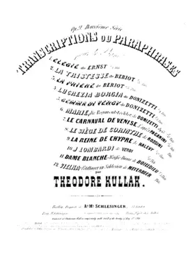 12 Transcriptions ou paraphrases