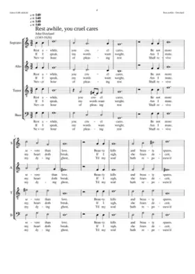 Rest a while you cruel cares