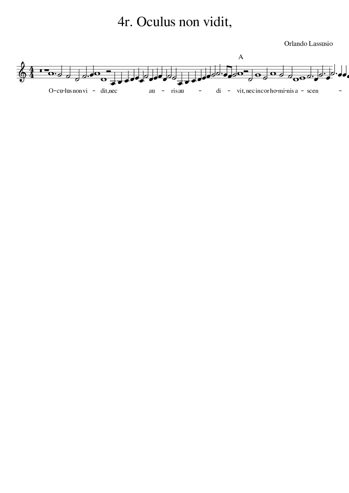 4r. Oculus non vidit - Page 1