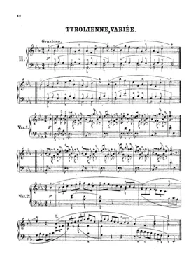 Variations on 'Tyrolienne'