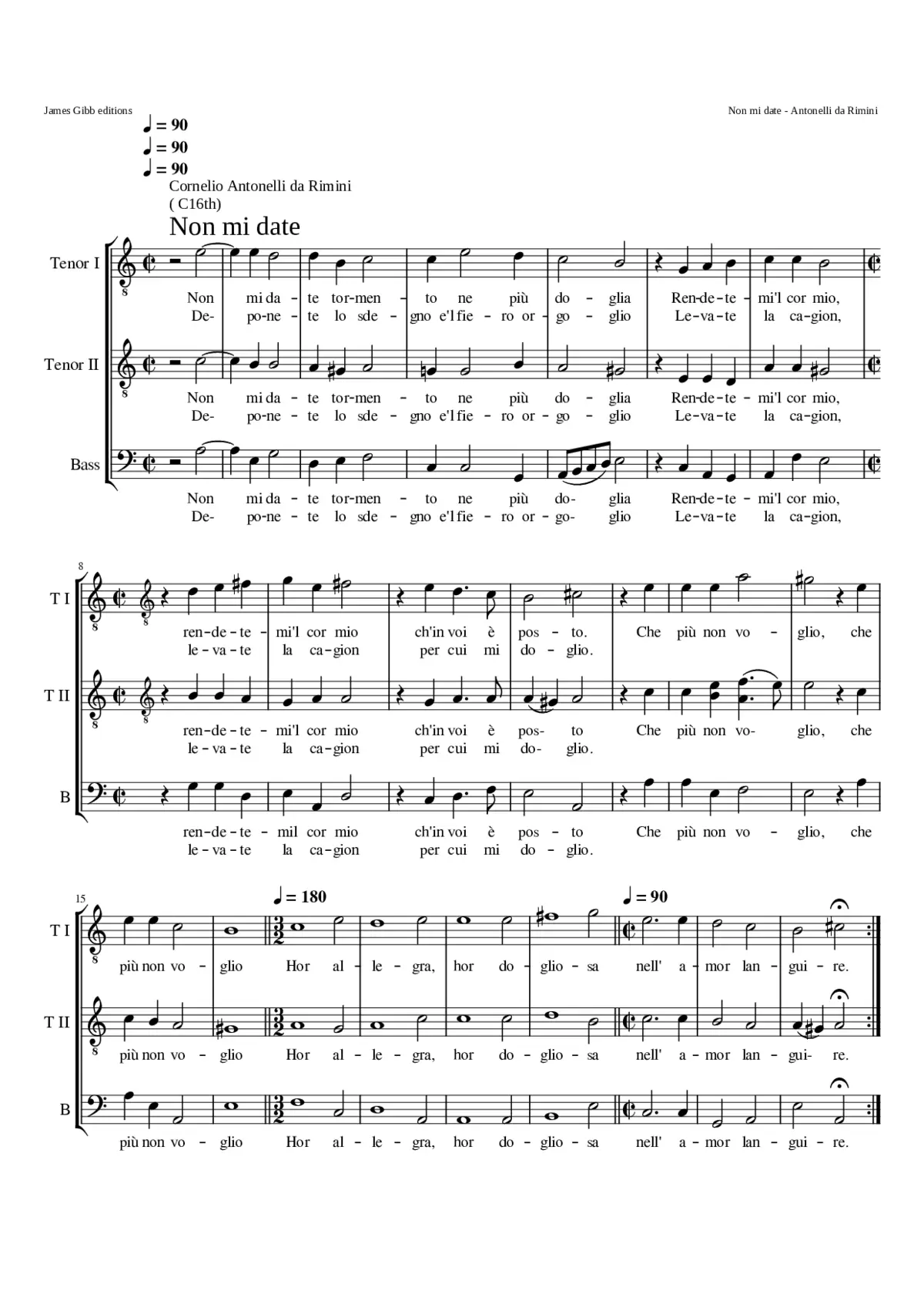 Non mi date - Page 1