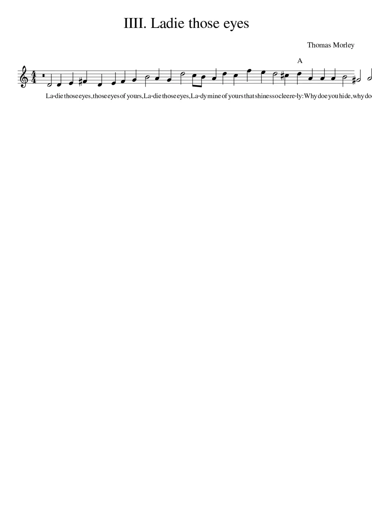 IIII. Ladie those eyes - Page 1