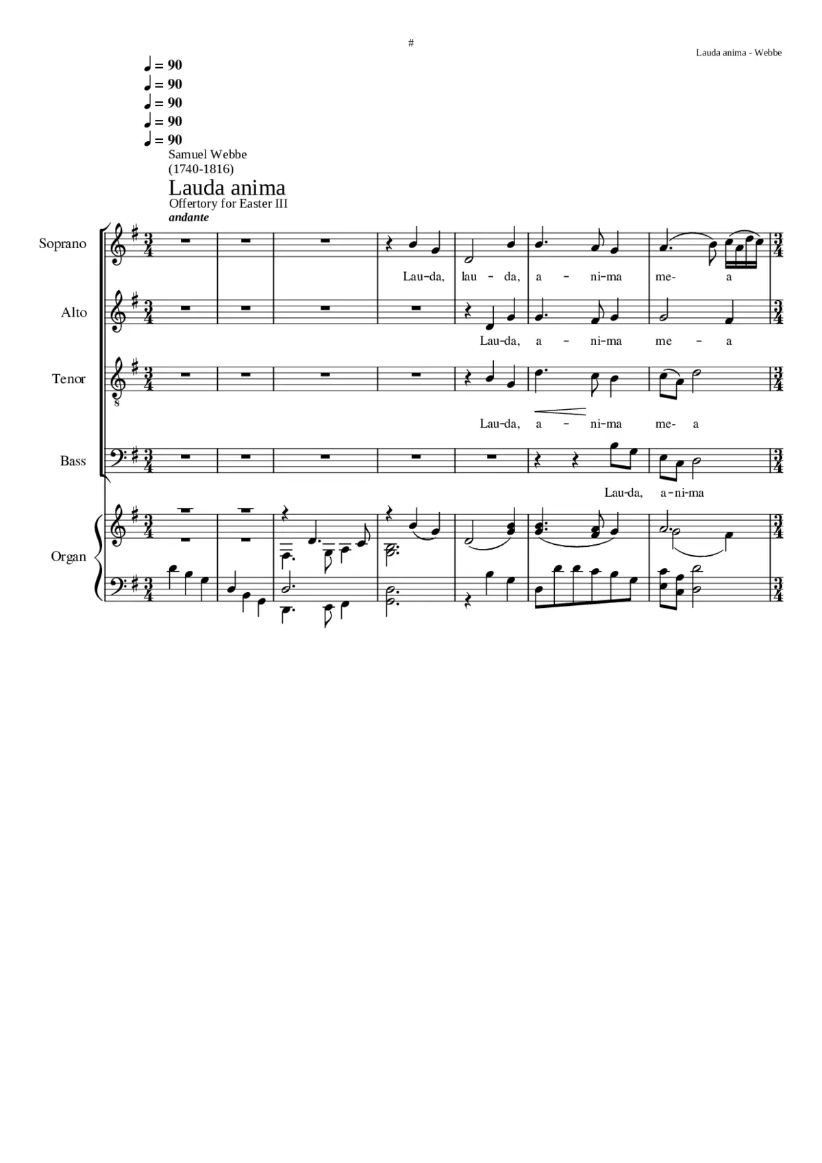 Lauda anima mea - Page 1
