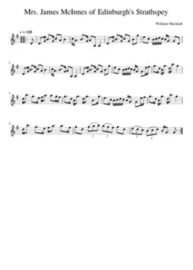 Mrs. James McInnes of Edinburgh's Strathspey