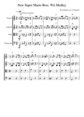 new super mario bros wii - background music