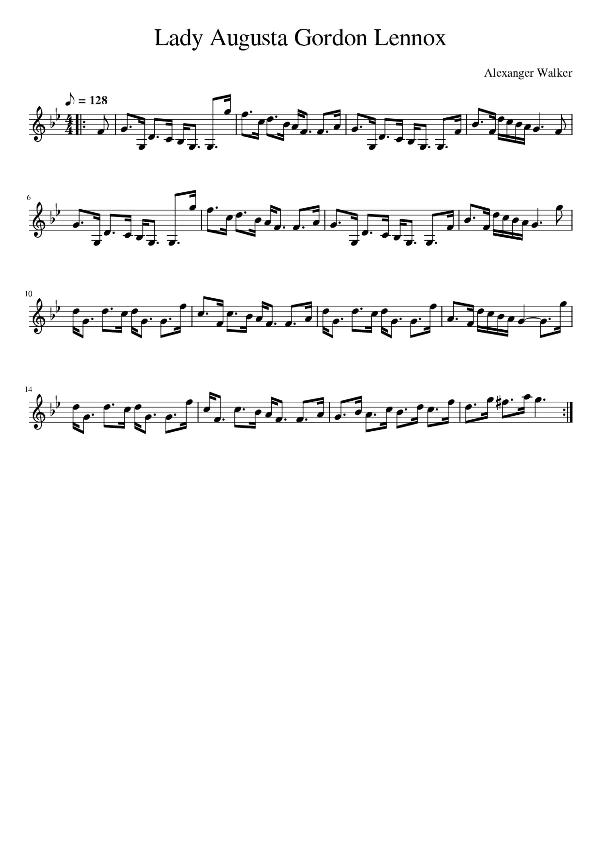 Lady Augusta Gordon Lennox - Page 1