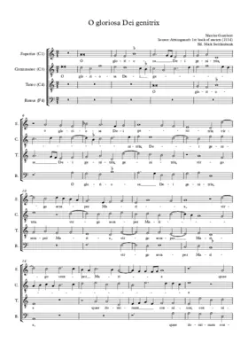 O gloriosa Dei genitrix