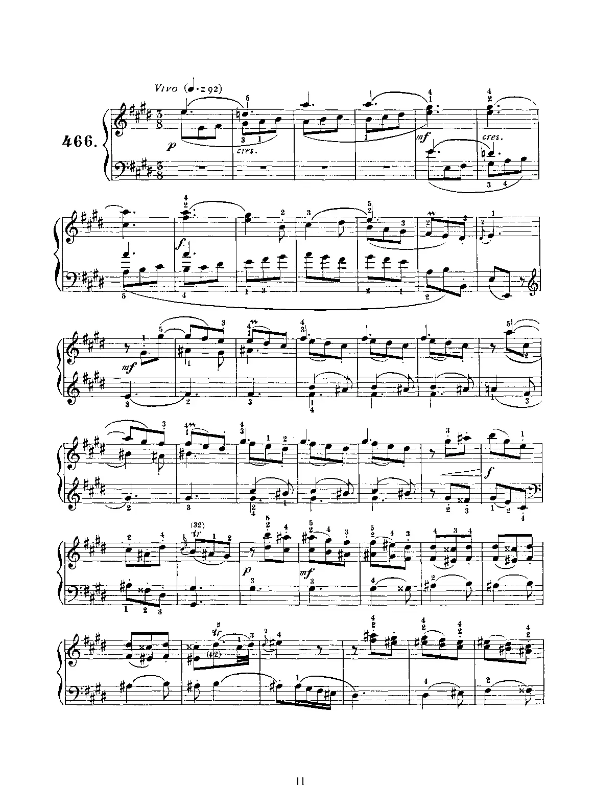 Keyboard Sonata in E major - Page 1