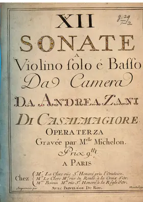 12 Violin Sonatas