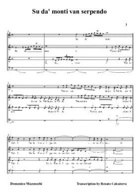 Su da monti van serpendo