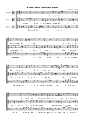Exaudi Deus orationem meam a3