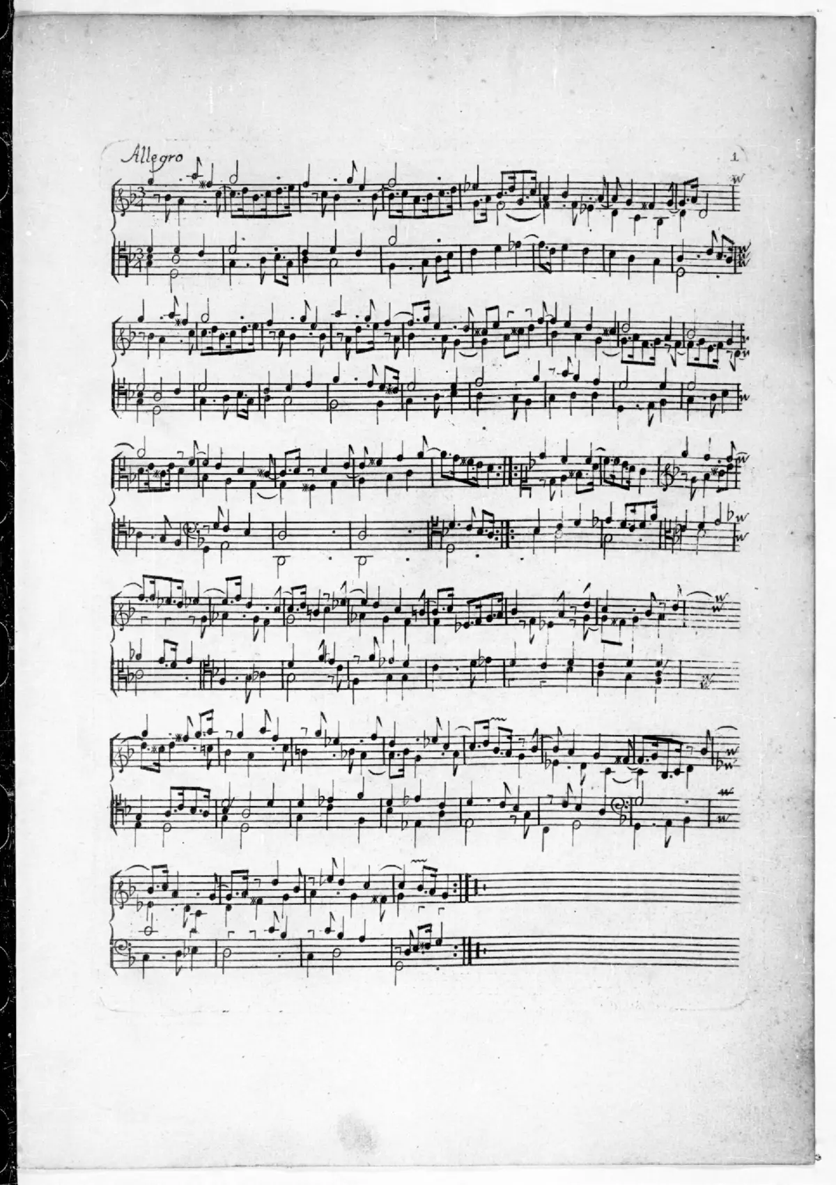 Keyboard Sonata in G minor - Page 1