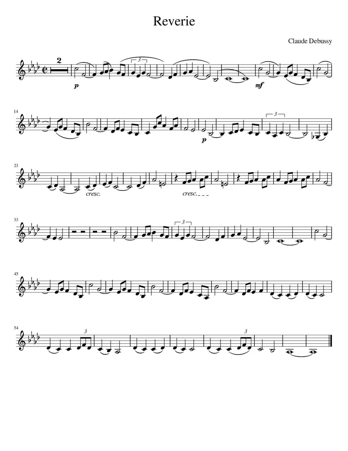 Rêverie - Page 1