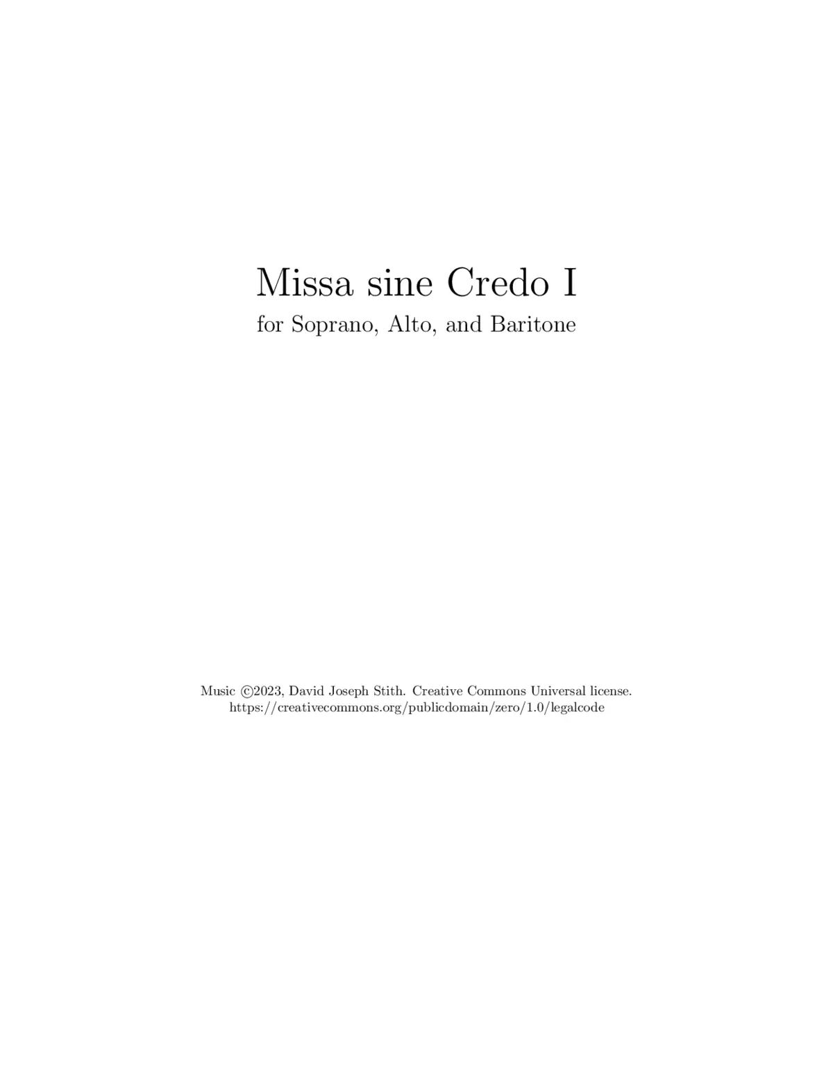 Missa - Page 1