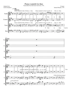 Praise waiteth for thee