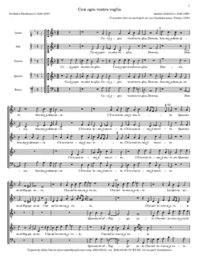 Così ogni vostra voglia