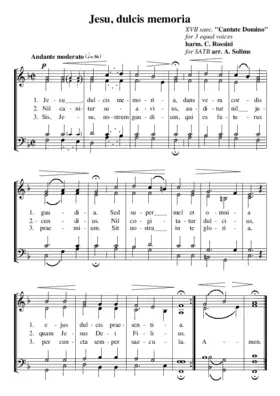 Jesu, dulcis memoria