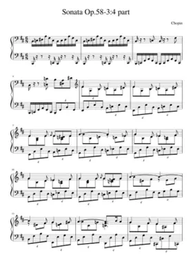 Piano Sonata No.3 Op.58