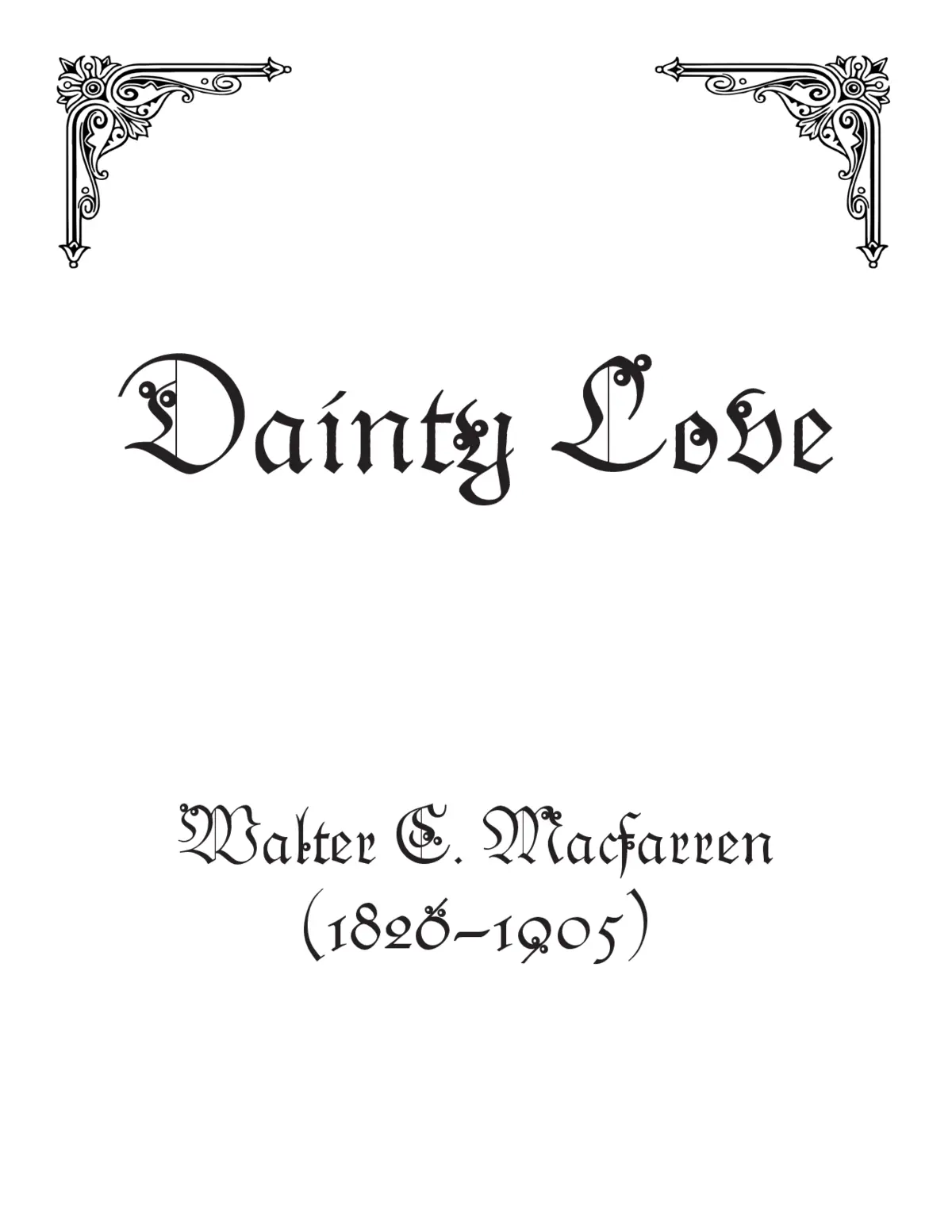 Dainty love - Page 1