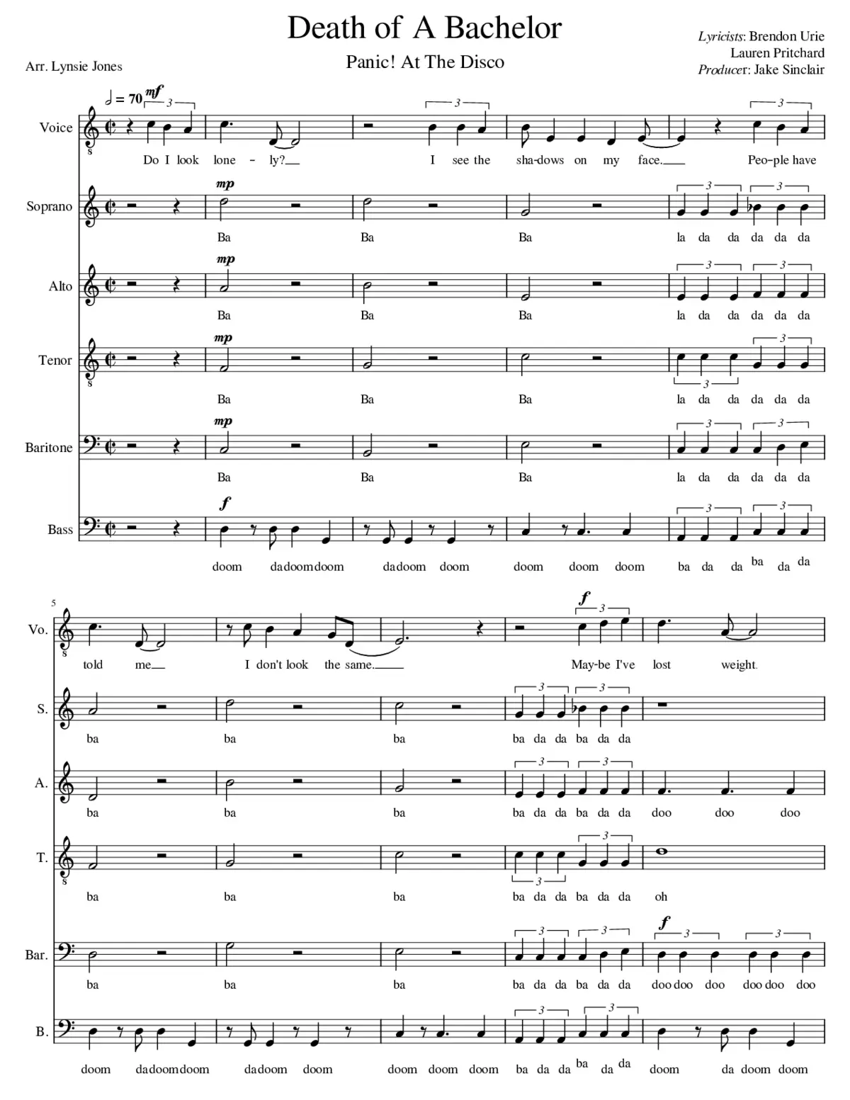 death of a bachelor - Page 1