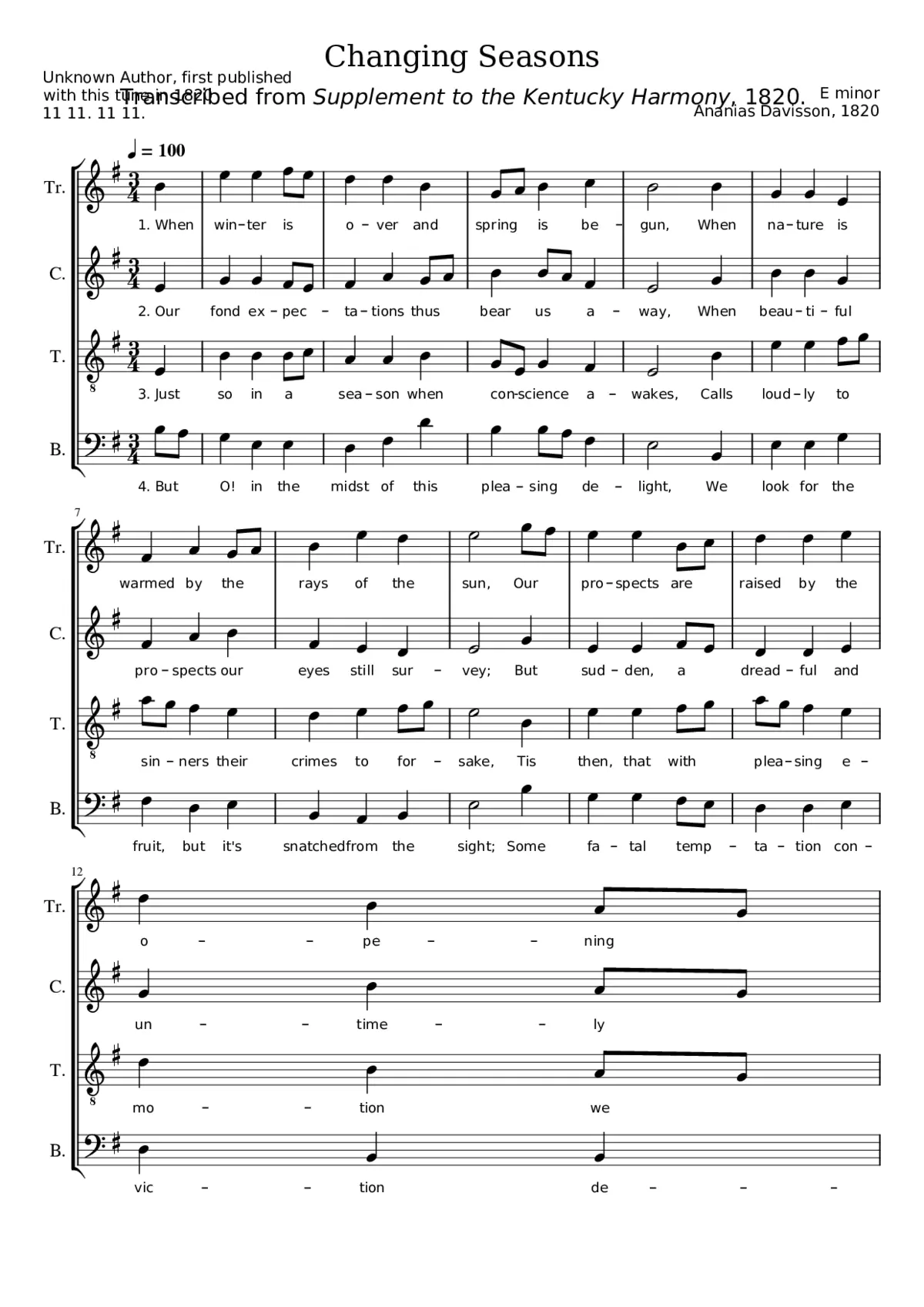 Changing Seasons - Page 1