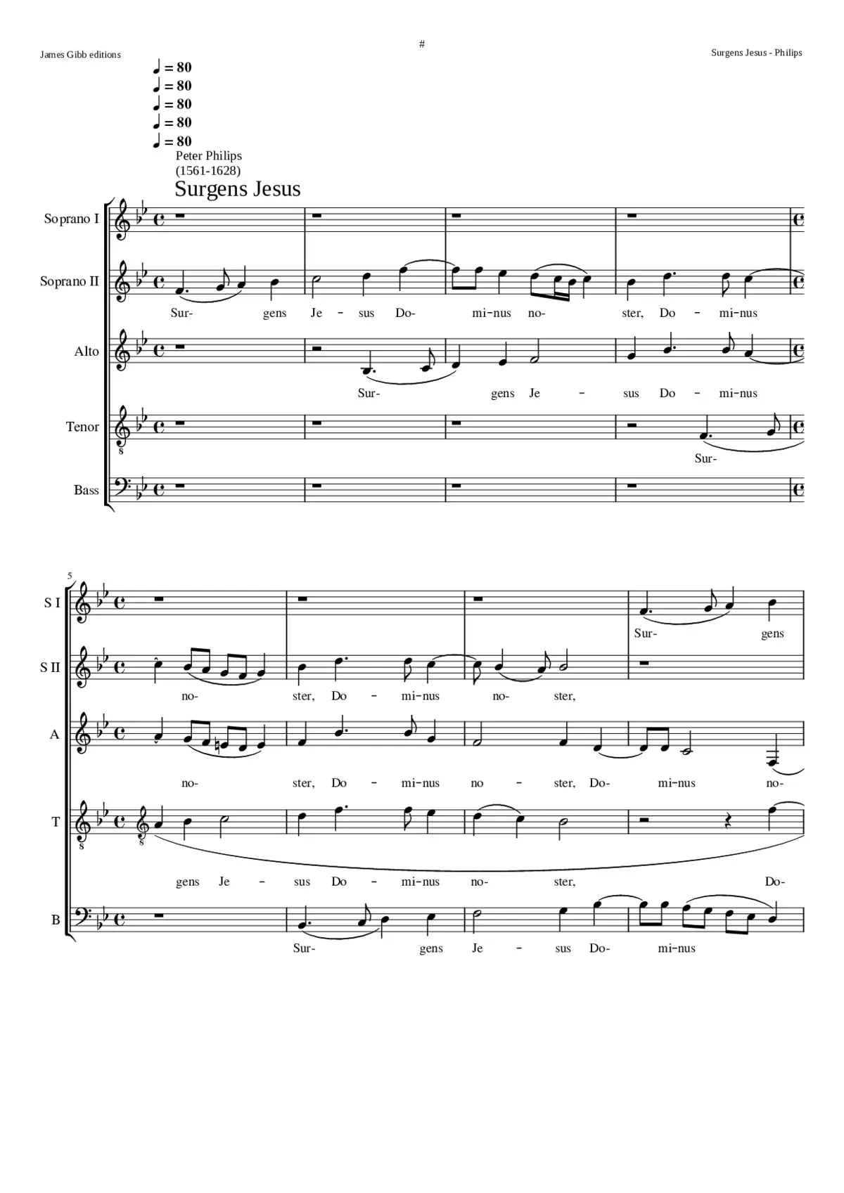 Surgens Jesus - Page 1