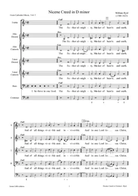 Nicene Creed in D minor