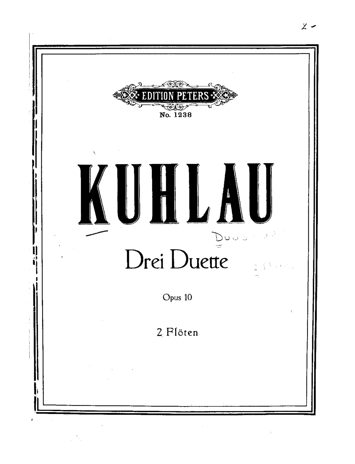 3 Duets for 2 Flutes - Page 1