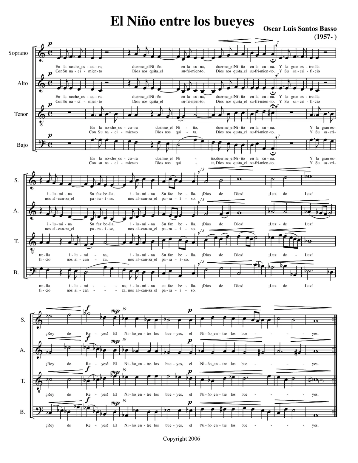 El Niño entre los bueyes - Page 1