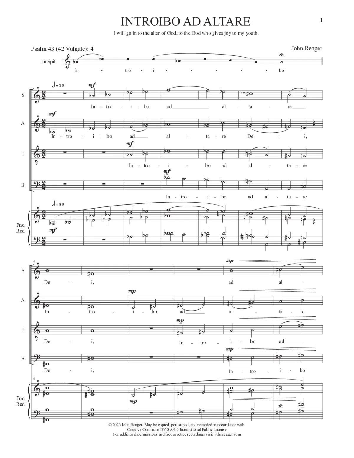 Introibo ad altare - Page 1