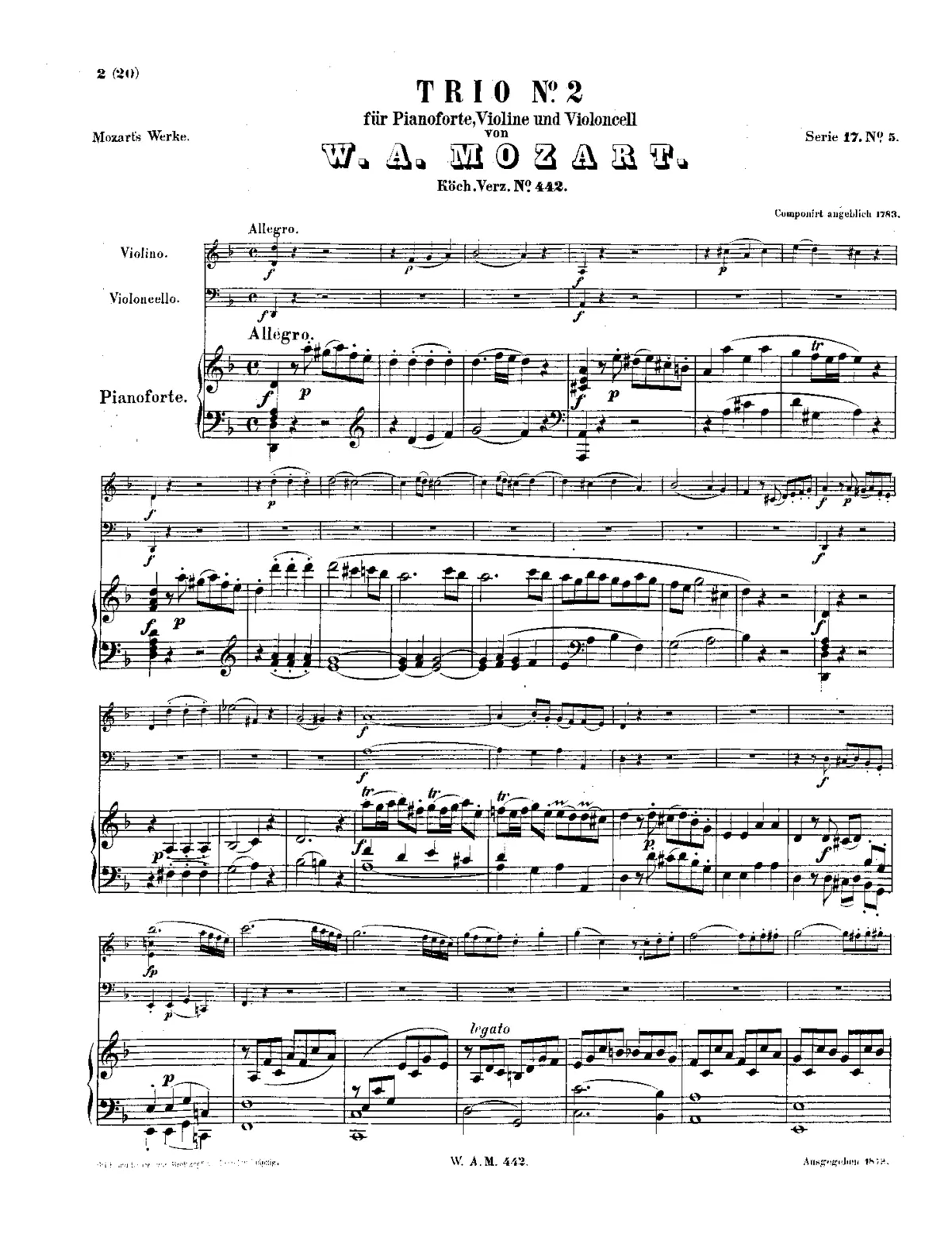 Piano Trio - Page 1