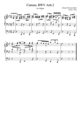 Cantata BWV Anh.2